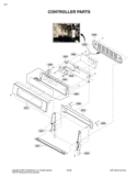 CONTROLLER PARTS Diagram and Parts List for LRE30453ST FS1LLGA LG Range