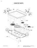 COOKTOP PARTS Diagram and Parts List for LRE30453ST FS1LLGA LG Range