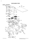 Exploded View Diagram and Parts List for LCE3010SB AB1LLGA LG Range