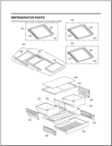 Part Location Diagram of AHT73554101 LG SHELF ASSEMBLY,REFRIGERA
