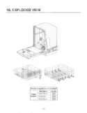 EXPLODED VIEW Diagram and Parts List for LDF7561ST ASTEEUS LG Dishwasher