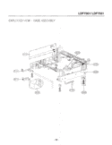 EXPLODED VIEW  BASE ASSEMBLY Diagram and Parts List for LDF7561ST ASTEEUS LG Dishwasher
