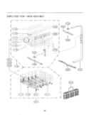 EXPLODED VIEW  RACK ASSEMBLY Diagram and Parts List for LDF7561ST ASTEEUS LG Dishwasher