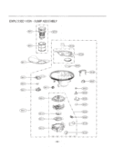EXPLODED VIEW  SUMP ASSEMBLY Diagram and Parts List for LDF7561ST ASTEEUS LG Dishwasher
