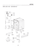 Part Location Diagram of MDJ62185801 LG Dishwasher Filter