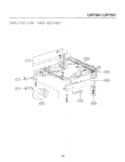 EXPLODED VIEW  BASE ASSEMBLY Diagram and Parts List for LDF7551ST ASTEEUS LG Dishwasher