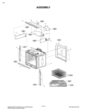 ASSEMBLY Diagram and Parts List for LWS3010ST ASTLLGA LG Range