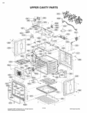 UPPER CAVITY PARTS Diagram and Parts List for LWD3010ST ASTLLGA LG Range