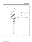 WAND HANDLE Diagram and Parts List for LUV350P AP1ELGA LG Canister Vacuum