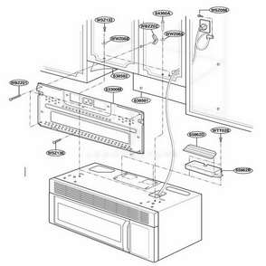 Installation Parts Diagram and Parts List for YMH7135XEQ0 WHEWPC LG Range