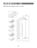 EXPLODED VIEW REFRIGERATOR DOOR Diagram and Parts List for LSC24971ST ASTCNA1 LG Refrigerator