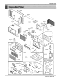 Service Manual Exploded View Diagram and Parts List for LW1512ERS AWYAHDP LG Air Conditioner