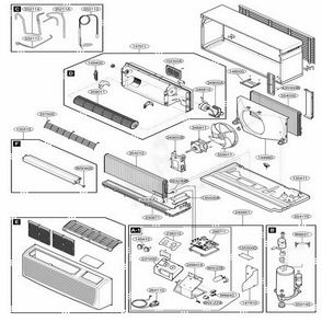 Part Location Diagram of 6871A10084X LG PCB ASSEMBLY,MAIN