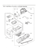 Panel Drawer Assembly and Guide Assembly Diagram and Parts List for DLGX2656V ASSEEUS LG Dryer