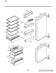 Diagram 2 Diagram and Parts List for LSBNC1021P ASWCNA1 LG Refrigerator