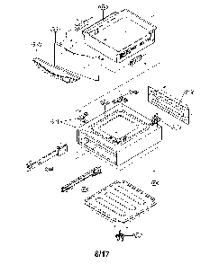 Pedestal Diagram and Parts List for 79651042310  Kenmore Laundry Accessories