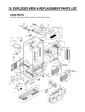 EXPLODED VIEW & REPLACEMENT PARTS LIST CASE PARTS Diagram and Parts List for LMX31985ST ASTCNA0 LG Refrigerator