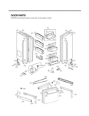 DOOR PARTS Diagram and Parts List for LFX31935ST ASTCNA1 LG Refrigerator