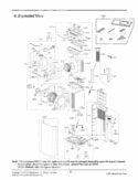 Exploded View Diagram and Parts List for 500611 ASVAOSU LG Air Conditioner