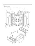 DOOR PARTS Diagram and Parts List for LFC21776ST LFC21776ST /03 LG Refrigerator
