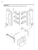 Part Location Diagram of AED37133145 LG HANDLE ASSEMBLY,FREEZER