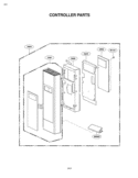CONTROLLER PARTS Diagram and Parts List for LMVH1711ST ASBELGA LG Microwave
