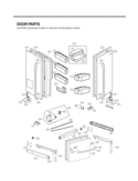 DOOR PARTS Diagram and Parts List for LFX31915ST ASTCNA0 LG Refrigerator