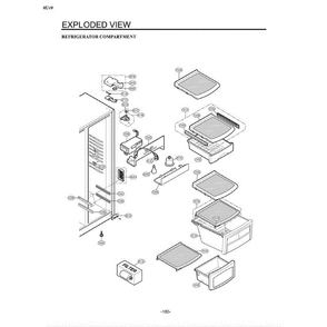 Section 5 Diagram and Parts List for LSC26905SB AWBCLGA LG Refrigerator