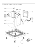EXPLODED VIEW OF OUTER CASE ASSEMBLY Diagram and Parts List for WT5170WH ABWEEUS LG Washer