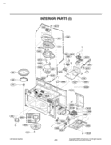 INTERIOR PARTS I Diagram and Parts List for LMV2015SW CWHELGA LG Microwave