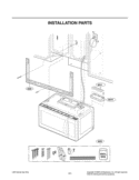 INSTALLATION PARTS Diagram and Parts List for LMV2015SW CWHELGA LG Microwave