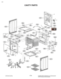 CAVITY PARTS Diagram and Parts List for LRE3012ST FSTLLGA LG Range