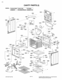 CAVITY PARTS I Diagram and Parts List for LRG3091ST FSTELGA LG Range
