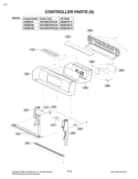 CONTROLLER PARTS II Diagram and Parts List for LRG3091ST FS1ELGA LG Range