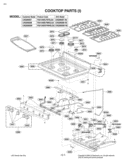 COOKTOP PARTS I Diagram and Parts List for LRG3093SW FWHELGA LG Range