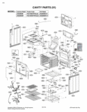 CAVITY PARTS IV Diagram and Parts List for LRG3093SW FW1ELGA LG Range