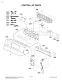 CONTROLLER PARTS Diagram and Parts List for LDE3011ST FSTLLGA LG Range