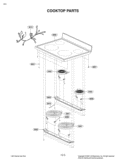 COOKTOP PARTS Diagram and Parts List for LDE3011ST FSTLLGA LG Range