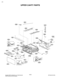 UPPER CAVITY PARTS Diagram and Parts List for LDE3011ST FSTLLGA LG Range