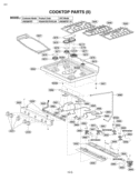 COOKTOP PARTS II Diagram and Parts List for LRG3097ST FS1ELGA LG Range