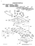 COOKTOP PARTS I Diagram and Parts List for LRG3095SW FWHELGA LG Range