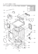 Part Location Diagram of MDQ47137903 LG FRAME,DOOR(INNER)