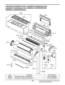 Diagram 1 Diagram and Parts List for S4NW15L41FA AK3GEUS LG Air Conditioner