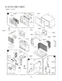 EXPLODED VIEW Diagram and Parts List for LT081CNR AWYBUSH LG Air Conditioner