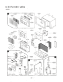EXPLODED VIEW Diagram and Parts List for LT103CER AWYBUSL LG Air Conditioner