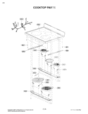 COOKTOP PARTS Diagram and Parts List for LDE3015SB FBKLLGA LG Range