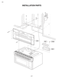 INSTALLATION PARTS Diagram and Parts List for LMV1314SV AB9ELGA LG Microwave