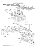 COOKTOP PARTS I Diagram and Parts List for LSRG309ST FSTEVKG LG Range