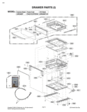 DRAWER PARTS I Diagram and Parts List for LSRG309ST FSTEVKG LG Range