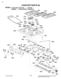 COOKTOP PARTS II Diagram and Parts List for LSRG309ST FS1EVKG LG Range